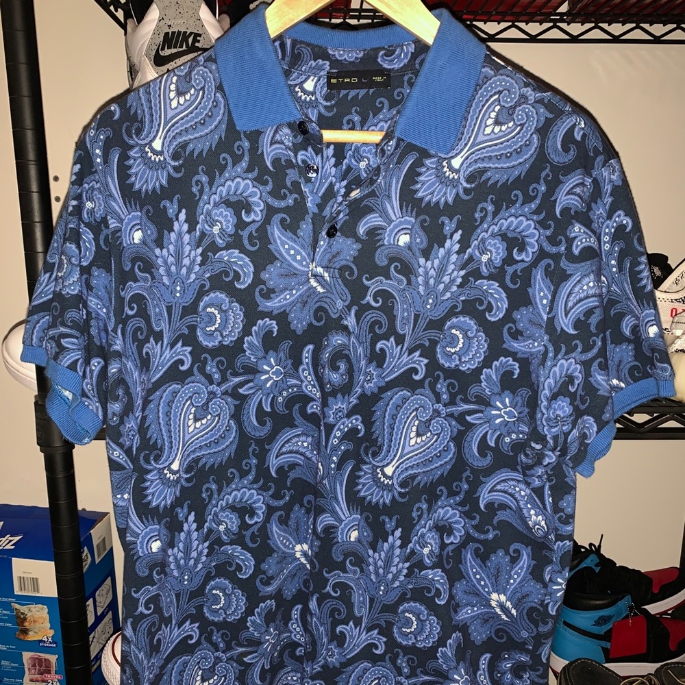 Etro Polo made in Italy size 7